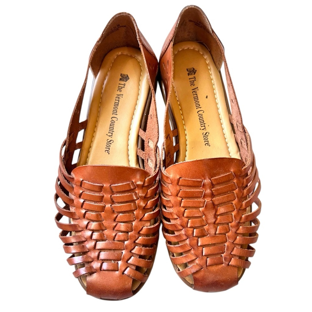 The Vermont Country Store Leather Huarache Sandals - Picture 9 of 9